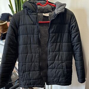 Cozy Black Puffer Jacket for Kids